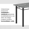 Conjunto de Mesa Tubular 100cm X 60cm Tampo em Granito com 4 Cadeiras - 11