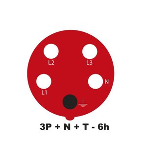 Tomada de Acoplamento Industrial 3p+n+t 32 a 380-415 Vca 6 H Tramontina