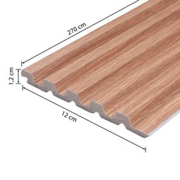 Painel Ripado Poliestireno 1316 Italy 12cmx1,2cmx270cm - 4