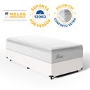 Ver imagem 2 de Cama Box com Colchão de Molas Ensacadas Pillow Top Flora Solteiro 88cm