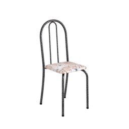 Conjunto de Mesa Tubular 100cm X 60cm Tampo em Granito com 4 Cadeiras - 4