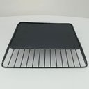Ver imagem 3 de Bandeja Decorativa de Metal Preto 6x30x24cm Servir Mesa Organizar Café Aparador