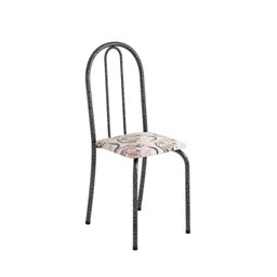 Conjunto de Mesa Tubular 100cm X 60cm Tampo em Granito com 4 Cadeiras - 4