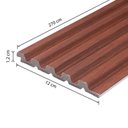 Ver imagem 5 de Painel Ripado Poliestireno 1316 Milano 12CMX1,2CMX270CM Marrom Casablanca