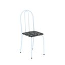 Ver imagem 4 de Conjunto de Mesa Tubular 100cm X 60cm Tampo em Granito com 4 Cadeiras