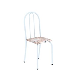 Conjunto de Mesa Tubular 100cm X 60cm Tampo em Granito com 4 Cadeiras - 4
