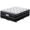 Cama Box Queen Size Probel Village D28 com Molas Pocket e Pillow Euro 68x158x198cm - 2