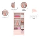 Ver imagem 7 de Quarto de Bebe Infantil Doce Sonho Berço Vira Cama e Guarda Roupas Multiuso Qmovi