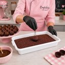 Ver imagem 6 de Kit 10 Bandeja Frigorifica Carnes Frios Branca Box Organizador 5,8L Retangular com Alca Bacia Exposi