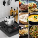 Ver imagem 7 de Gtkzw Cooktop de Indução Portátil 1800w com 9 Níveis de Potência (preto)