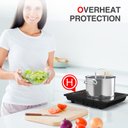 Ver mais imagens de Gtkzw Cooktop de Indução Portátil 1800w com 9 Níveis de Potência (preto)