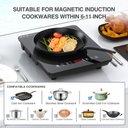 Ver imagem 3 de Gtkzw Cooktop de Indução Portátil 1800w com 9 Níveis de Potência (preto)