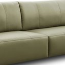 Ver imagem 5 de Sofá 4 Lugares para Sala Living Industrial 264cm Italy L06 Couro Verde Musgo - Lyam Decor