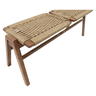 Banco Sancho 2 Lugares em Madeira Maciça de Eucalipto Cor Amêndoa - 5
