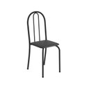 Ver imagem 6 de Conjunto de Mesa Tubular 100x60cm Tampo em Ardósia Indiano com 4 Cadeiras Preto