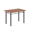 Ver imagem 5 de Conjunto de Mesa Tubular 100x60cm Tampo em MDF com 4 Cadeiras Prata/Arabesco