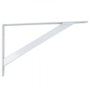 Ver imagem 1 de Mão Francesa 35 cm Reforçada Acabamento Branco Roloflex 01 unidade