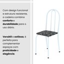 Ver mais imagens de Conjunto de Mesa Tubular 100x60cm Tampo em Mdf com 4 Cadeiras