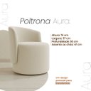 Ver imagem 7 de Kit 2 Poltronas Aura Decorativas Orgânicas Bouclé Premium de Luxo Sala Recepção Design Escultural