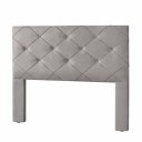 Ver imagem 1 de Cabeceira Estofada Ra Estofados Prime 140 Cm Cinza Suede