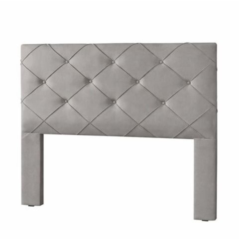 Cabeceira Estofada Ra Estofados Prime 140 Cm Cinza Suede