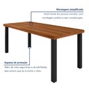 Ver imagem 6 de Mesa Madeira Maciça 200cm X 90cm Athenas