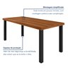 Mesa Madeira Maciça 200cm X 90cm Athenas - 6