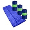 Kit 3 Sacos de Dormir FA Colchões Colchonete Acampamento Camping Solteiro 192x75cm Azul 8161 - 1