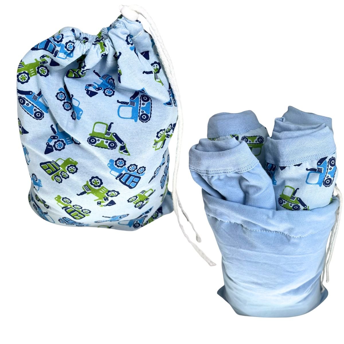 Kit Saco Impermeável Roupa Molhada Bebê Azul Minhaestrelinha - 6