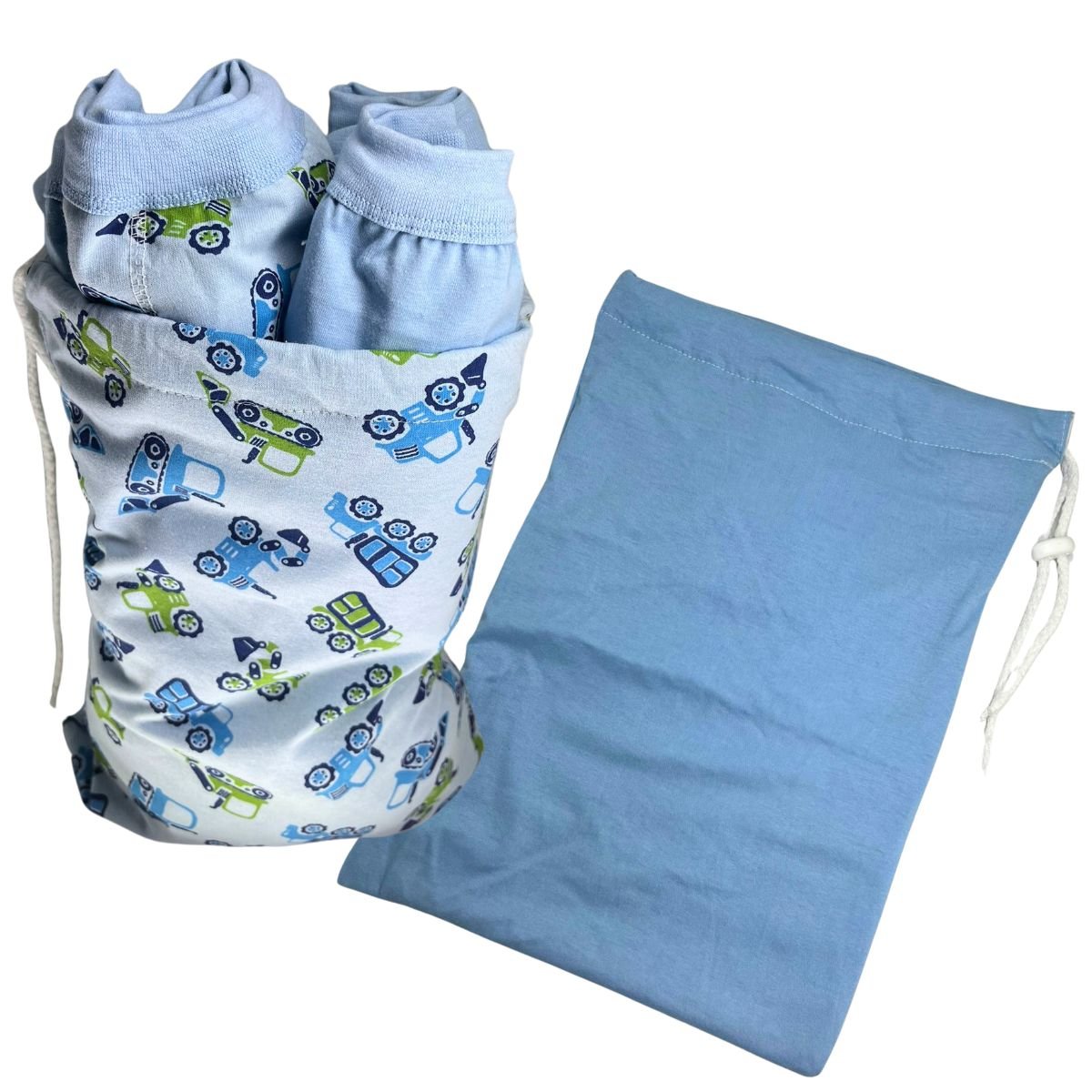 Kit Saco Impermeável Roupa Molhada Bebê Azul Minhaestrelinha