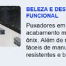 Cozinha Modulada em Aço 5 Peças 11 Portas Sendo 2 de Vidro 2 Gavetas Florença Itatiaia  - 11