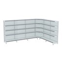 Ver imagem 1 de Gondola Parede 196 Amapa Flex 60 Kit 5m 1 Canto Branco Fx Ci - Amapá