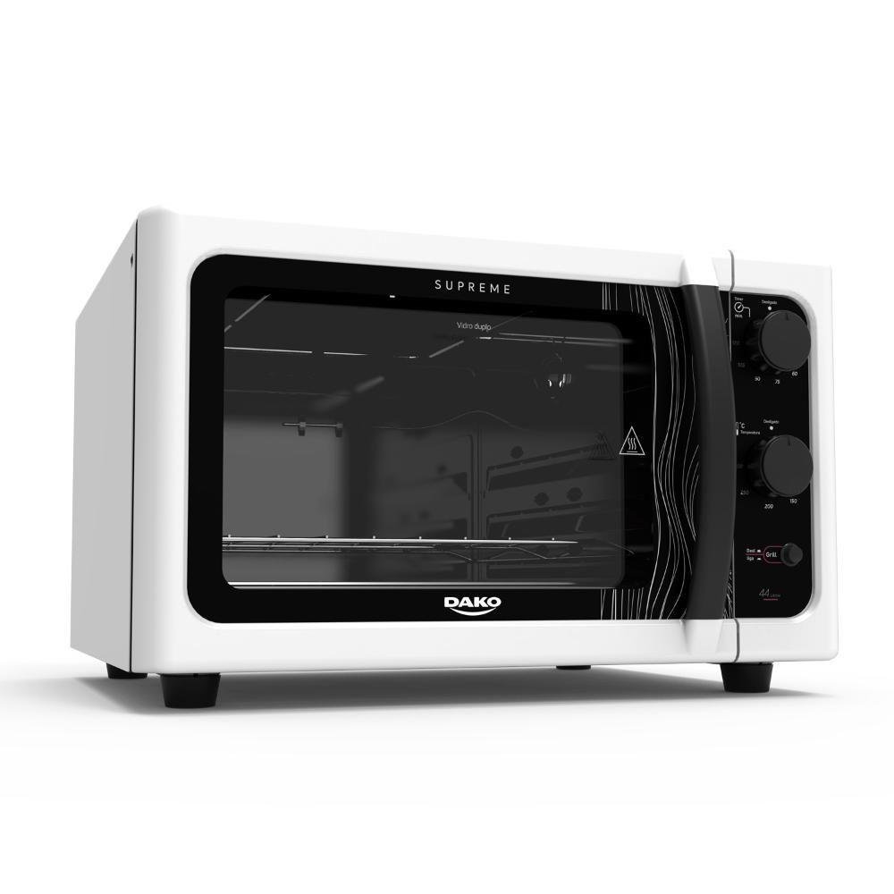 Forno de Bancada Elétrico 44L Supreme Branco Dako 110V - 2