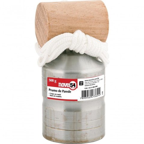 Prumo de Parede 500g Corpo Metal - Nove54