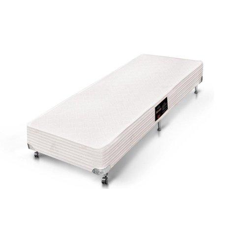 Cama Box Base Solteiro Kingdom Aloe Vera (78x188x23) - Castor