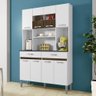 Cozinha Compacta Onix 8 Portas 2 Gavetas Branco/imbuia - Chf - 1