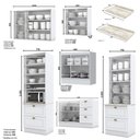 Ver imagem 3 de Cozinha Completa Americana 6 Peças Branco com Torre Quente 1 Forno - Móveis Henn