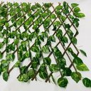 Ver imagem 5 de Treliça Cerca Painel Artificial 1.20x2.00m Folhagem Verde, Ideal para Decoração de Evento e Loja.