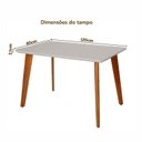 Ver imagem 6 de Conjunto Mesa Verona com 4 Cadeiras Madeira Maciça e Estofada Bella Espresso Móveis Bege/Champagnhe/