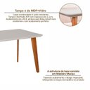 Ver imagem 7 de Conjunto Mesa Verona com 4 Cadeiras Madeira Maciça e Estofada Bella Espresso Móveis Bege/Champagnhe/