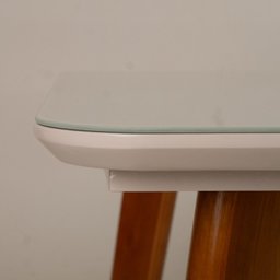 Conjunto Mesa Verona com 4 Cadeiras de Madeira Maciça e Estofada Ímola Authentic Espresso Móveis - 9