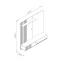 Ver imagem 5 de Rack com Painel para TV até 65 Polegadas com Porta Deslizante Aurora