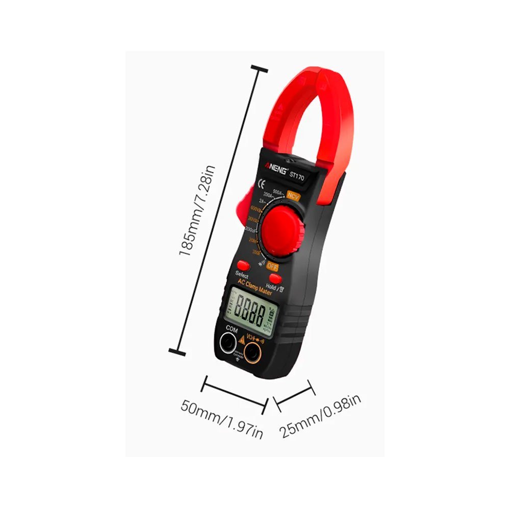 Alicate Amperímetro Digital Aneng St170 - Ac2846 - 4