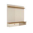 Ver mais imagens de Painel para TV até 55 Polegadas MDF 141CMX136,5cm Iris Branco