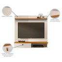 Ver imagem 7 de Painel para TV até 55 Polegadas MDF 141CMX136,5cm Iris Branco