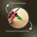 Ver imagem 3 de Kit Revestimento Ripado 75 Placas Adesiva 45 X 11 Cm em Mdf:preto