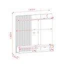 Ver imagem 4 de Painel para TV até 55 Polegadas 136,5cmx141cm Iris