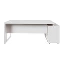 Ver imagem 5 de Mesa de Escritório Diretor em L Industrial 170cm Pés Metal