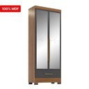 Ver imagem 4 de Guarda-Roupa 100% MDF 2 Portas 1 Gaveta com Espelhos Smart Plus Espresso Móveis