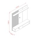 Ver imagem 5 de Painel para TV até 55 Polegadas 136,5cmx141cm Iris